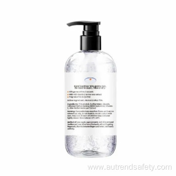 Wholesale Waterless Alcohol 500ml Antibacterial Hand Gel Hand Sanitizer